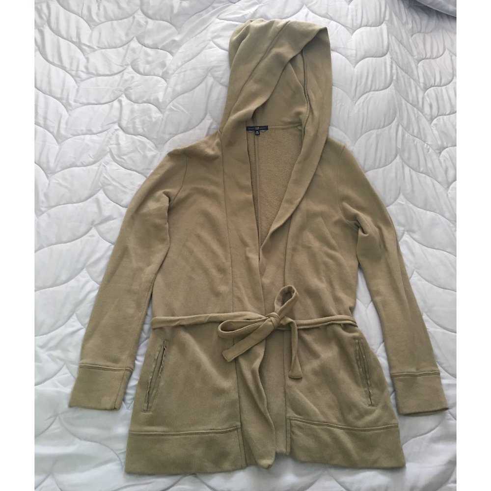 Gap Tan Sweater with Hood and Pockets